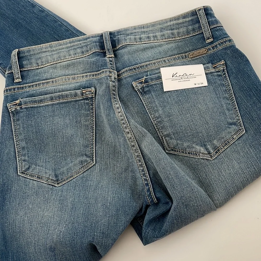 VICI KanCan distressed knee skinnies
